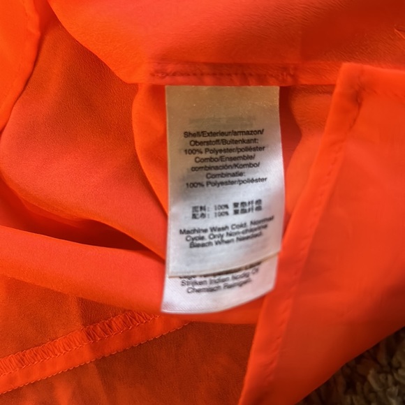 BRAND NEW NEON PINK/ORANGE DKNY TOP 👚 - Picture 6 of 9